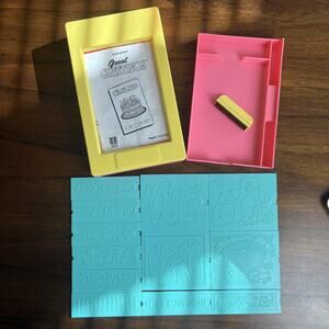 Vintage 1991 Great Greetings Card Making Kit By Hasbro, Craft Creative Retro Fun